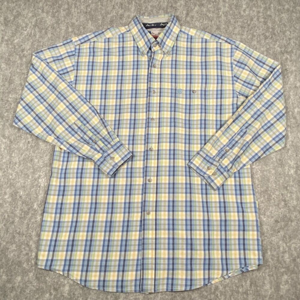 Wrangler George Strait Cowboy Cut Collection Long Sleeve Western Shirt Large